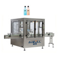 Straight Automatic 6-head mouthwash filling machine with conveyor PLC control